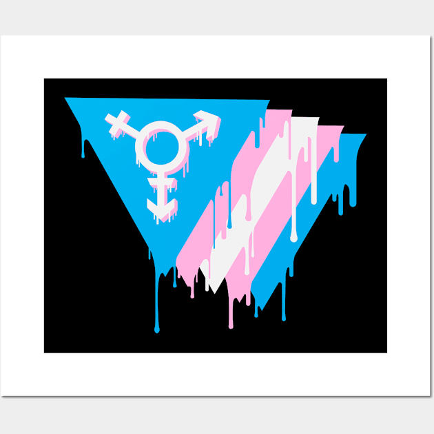 Transgender Pride Wall Art by Blame_the_Artist